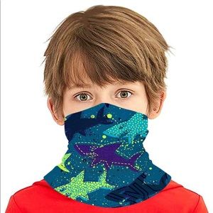 Boys Bandanas Girls Neck Gaiter Kids Face Cover